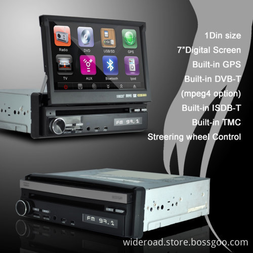 1 Din Car Dvd Player With Gps 50 Mm Suitable